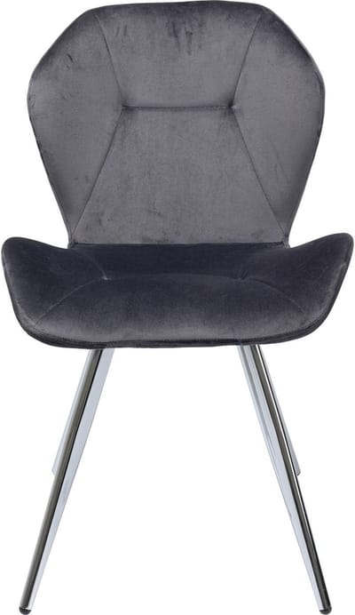 Kare Eetkamerstoel Viva Grey Chrome