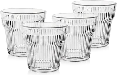 Drinkglazen Plastic CHARISMA 350 ml 4 stuks - Waterglazen - Glazen - Limonadeglazen