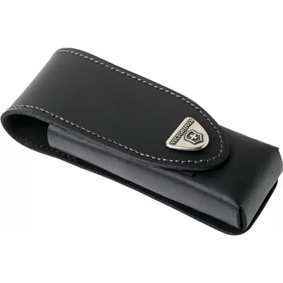 Victorinox G, Schwarz, Leder 4.0523.3 Zakmes-etui Zwart