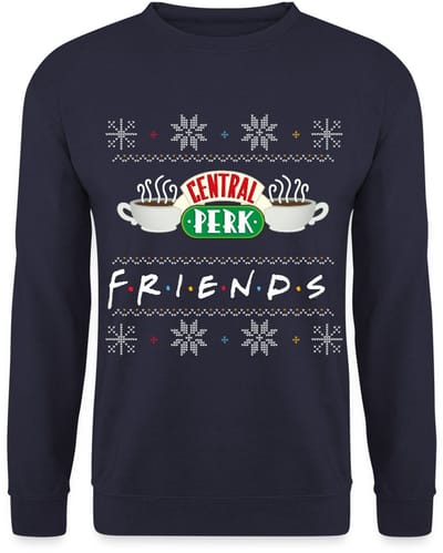 Friends Central Perk Lelijk Kerstmis Sweater Heren