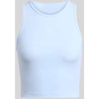 slim fit kort top van puur katoen