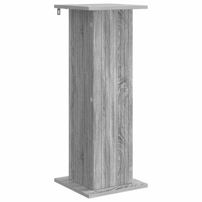 vidaXL - Plantenstand - Grijs - sonoma - 30,5 - x - 30 - x - 80,5 - cm - Bewerkt - hout