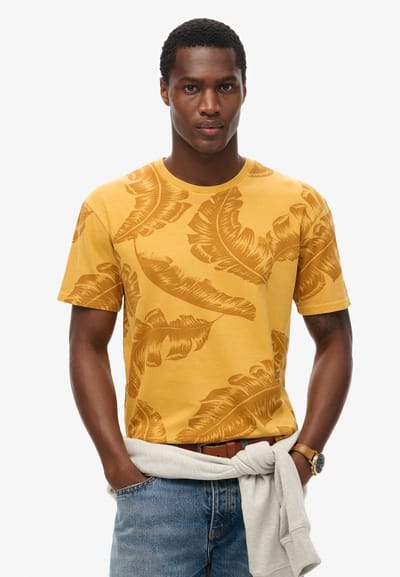 Superdry VINTAGE OVERDYE PRINTED TEE Heren T-shirt - Maat 3XL