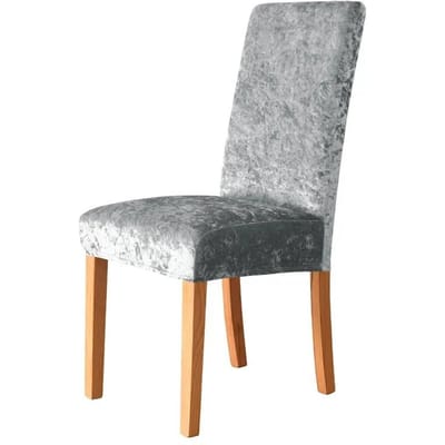Hoge Kwaliteit Velvet Eetkamerstoelhoes Zachte Elastische Stoelhoezen Effen Kleur Antislip Stoelhoezen Banket Bruiloft 1pc chair cover