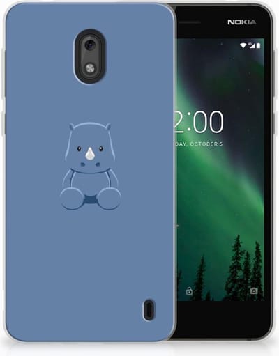 Nokia 2 Telefoonhoesje met Naam Baby Rhino