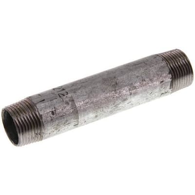 R 3/4'' Verzinkt Stalen Dubbele Pijpnippel 50 Bar DIN 2982 - 120mm [5 Stuks]