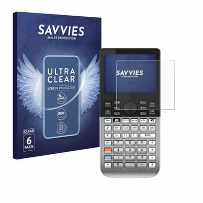 Savvies - Screenprotector voor HP Prime - Folie Beschermfolie transparant 6 Stuks