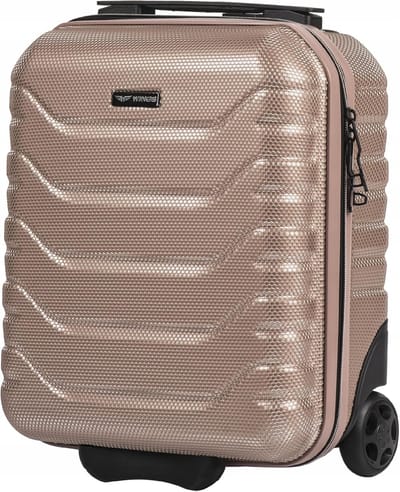 Kleine Cabine Koffer - Handbagage Koffer - Vliegreizen - Onverwoestbaar Polycarbonaat - 38x30x18 cm - Goud