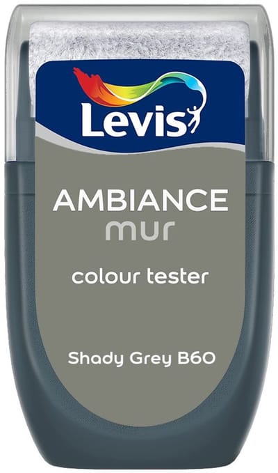 Levis - Muurverf Kleurtester Mat Mix - Shady Grey B60 - 30 ML