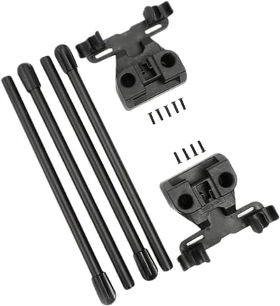 Skateboard Benen - Tafelonderstel - Meubels Maken - Aluminium Legering - 2.87 Pond - Zwart