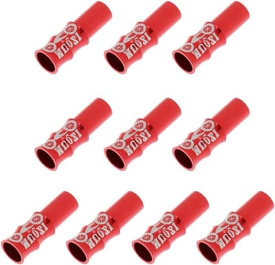 Fiets Kabel Eindkappen - Derailleur Caps - Kabel Bescherming - Aluminium Legering - 10 Stuks - Rood