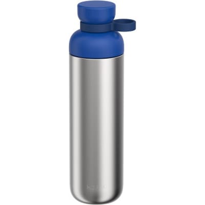 Mepal Waterfles roestvrij staal Vita - 900 ml - 2 openingen voor extra drinkgemak - Drinkfles RVS - Vivid blue