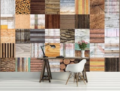 Wood Planks Texture Photo Wallcovering