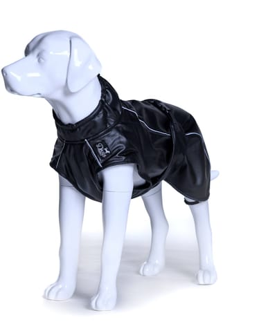 Dogs&Co Honden Regenjas Raindog Black Maat XS - Ruglengte 30 cm Borstomvang 24-34 cm