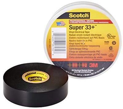 Zwarte Elektrische Isolatietape - Vinyl, 19mm x 20m