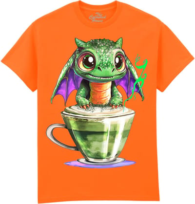 Draak Matcha Latte Dragon The Coloured House T-shirt M
