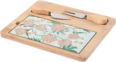 Aperitief Serveerset - Borrelplank Set - Hapjes Presenteren - Duurzaam Bamboe Materiaal - 245 x 20 cm - Groen