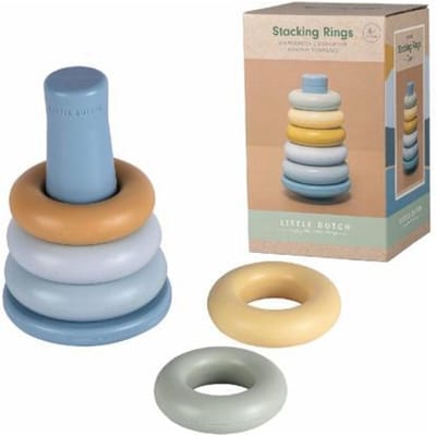 Little Dutch Stapelringen blauw Interactief speelgoed