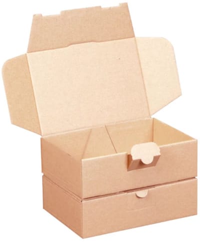 25 x Ecologische Bruine Kartonnen Postdozen/ Verzenddozen 16x 11 x 5 cm formaat A6 / Doosjes Karton voor E-commerce & Verzending