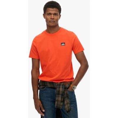Superdry Great Outdoors T-shirt met Borduursel en Relaxte Pasvorm Red Grootte: Xxxl