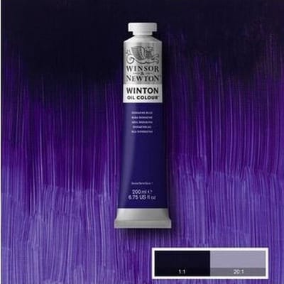 Winton Olieverf 37ml - Dioxazine Blauw 406