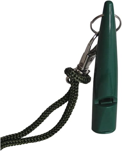 2 Terugroepfluitjes — Professionele trainingsfluitjes (standaardfrequentie & inclusief draagkoord) — Hulpmiddelen voor hondentraining，Legergroen