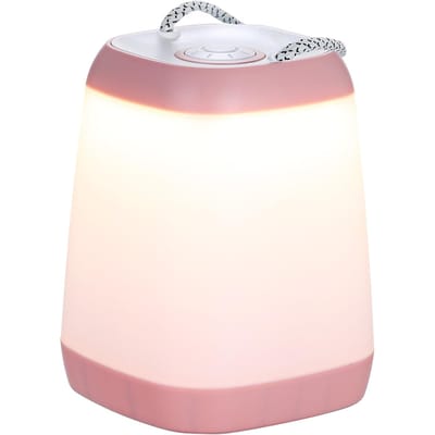 Draagbaar Nachtlampje Bedlampje met Gemakkelijke Draagband 30/ 60/ 100 Instelbare Helderheid Batterij External Battery roze