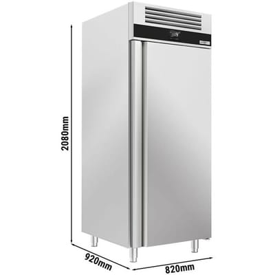 GGM Gastro Bäckerei-Kühlschrank Edelstahl PREMIUM - EN 600x400 - 850 Liter - mit 1 Tür Zilver