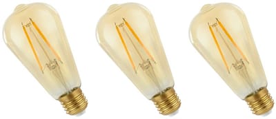 Spectrum LED Lamp E27 2W 230V - 240 Lumen - 2400K Warm wit - Gezellig licht - Energiezuinig - 3 stuks