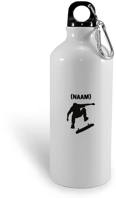 Hacebo® - Skateboarden met eigen naam waterfles - Sport - Skateboarder - Skaten - water fles - 400ML