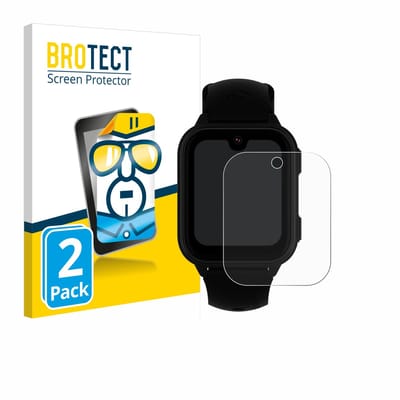 BROTECT - Screenprotector voor Garett Kids Vibe 4G - Folie Beschermfolie transparant 2 Stuks