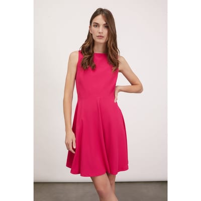 Motivi Crepe Fabric Mini Dress Fuchsia Größe: 34 | Minikleider Outlet | Damen | Rosa