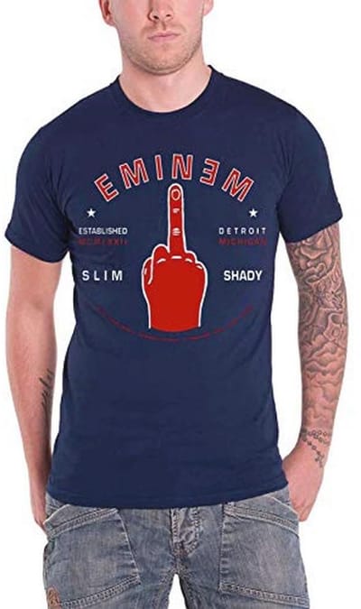 Heren T-shirt met Detroit Finger ontwerp