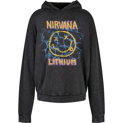 Mister Tee Nirvana - Lithium Oversize Hoodie/trui - L - Zwart