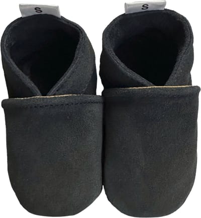 BabySteps babyslofjes Grafiet Grijs Suede Maat EUR 16/17