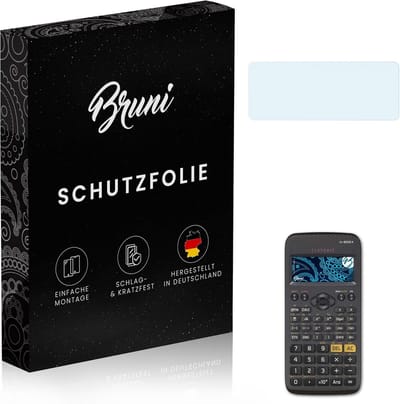 2x Bubbelloze Displayschermfolie voor Rekenmachine FX-82DE - Krasvrij en Kristalhelder