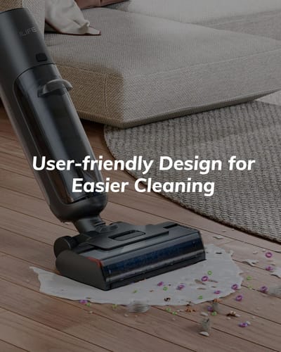 HomeGoodies ILIFE W90 Pro Draadloze Vloerwasser 3-in-1 – Stofzuigen, Dweilen & Wassen in Één Beweging – 7000Pa & Zelfreinigend – Voor Elke Harde Vloer