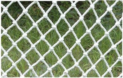 Beschermnet Kat - Veiligheidsnet Balkon - Katten Veilig Houden - Versterkte Rand - 2x6 Meter - Wit