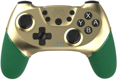NAXSIR Draadloos Bluetooth Controller voor Nintendo Switch, Gamepad,6-Axis Gyro,8+ Uur Speeltijd,Trillingsfeedback