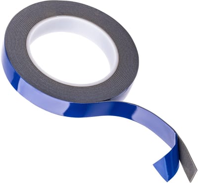 KADAX dubbelzijdige tape 19 mm x 5 m, 1 rol, extra sterke montagetape van PE-schuim, schuimrubberen dubbelzijdige tape voor glas, metaal, kunststof en hout