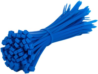TD47 Kabelbinders 4.8 x 200 mm Fluor Blauw - Tie wraps - Tyraps