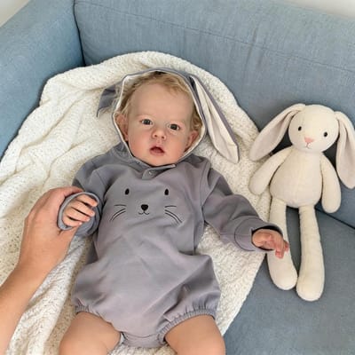 Realistische Babypop - Herbruikbare Pop Baby Pop - Rollenspel - Volledig Waterdicht Vinyl - 50 cm - Blond