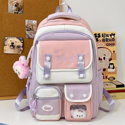 Schooltassen voor kinderen Basisschool Meisjes Middelbare School Meisjes met Meerdere Zakken Meisjes met Hoge Looks Leuke Rugzakken