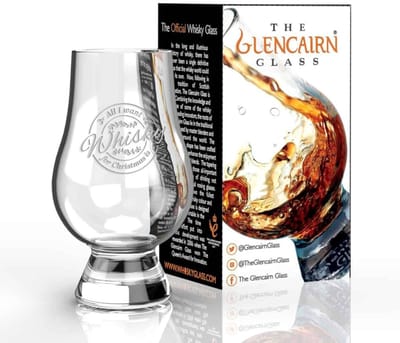 Whiskyglas Gegraveerd All I want for Xmas - Glencairn Crystal Scotland