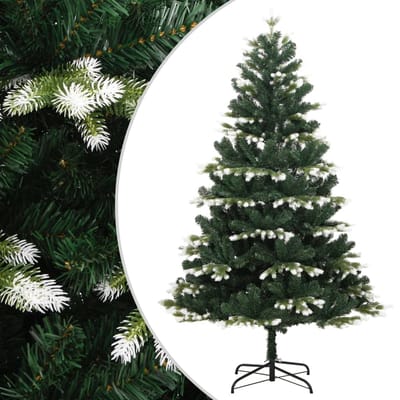 vidaXL - Kunstkerstboom - met - scharnieren - en - sneeuw - 150 - cm