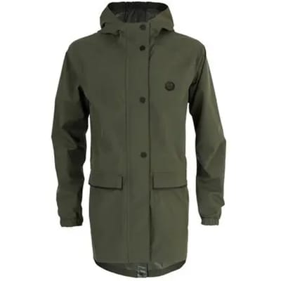 AGU GO Parka Kids Regenjas Essential - Groen - 116 - Meisjes & Jongens - Waterdicht & Ademend