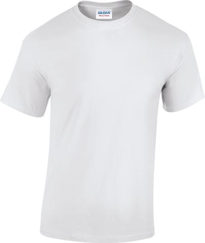 Gildan Heavy Cotton™Classic Fit Adult T-shirt GI5000 - White - XXL