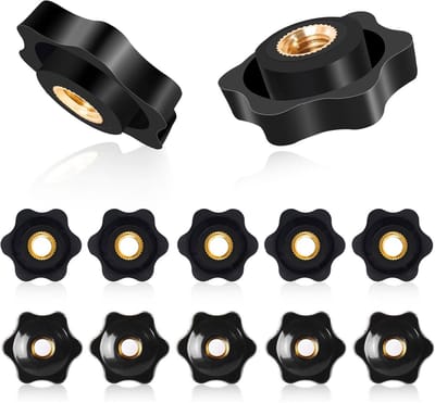 Grip Knop M6 M8 Antislip Draad Klemknop 16 Stuks Isolatie Knurled Knop Voor Machine Gereedschap Meubel Decoratie Elektronische Apparaten