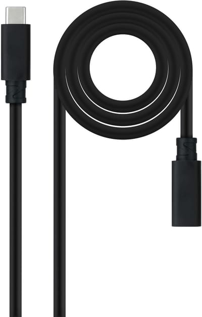 Nanocable 10.01.4500 USB-kabel USB 3.2 Gen 2x2 0,5 m USB C Zwart