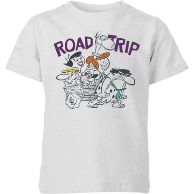 The Flintstones Road Trip Kids' T-Shirt - Grey - 146/152 (11-12 jaar)